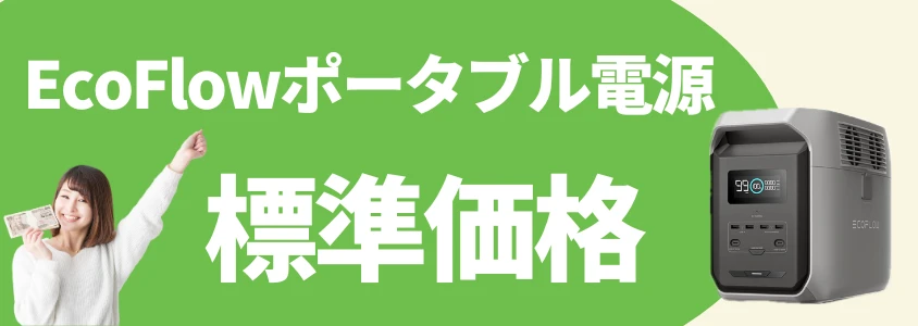 ecoflowポータブル電源 標準価格 イメージ画像 | 安く買う匠 EcoFlowポータブル電源 標準価格